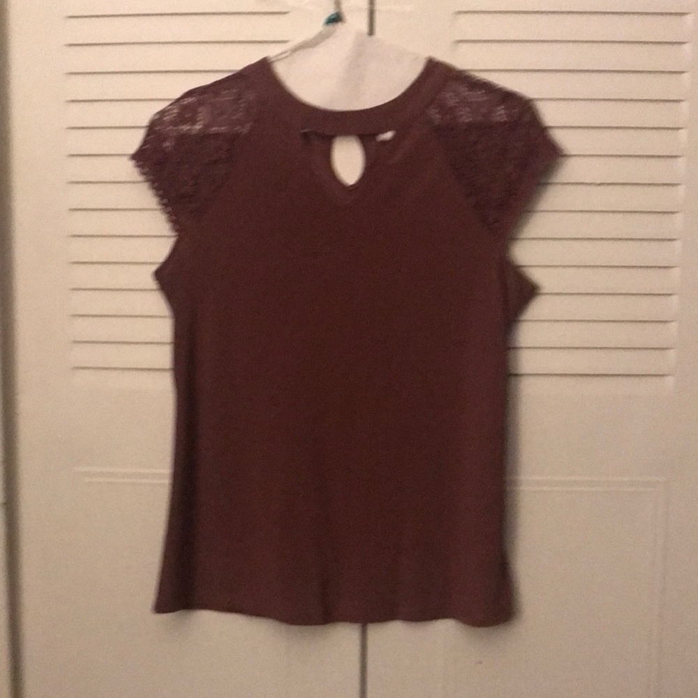 Brown blouse size small